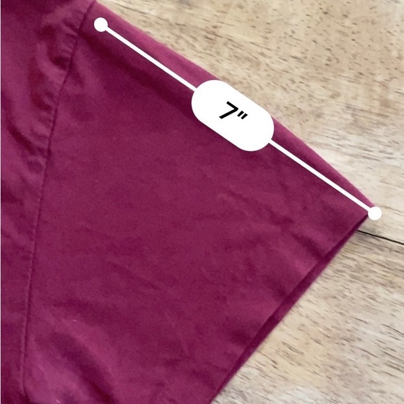 Polo by Ralph Lauren Men’s Small Maroon V-Neck 100% Cotton Short Sleeve T-Shirt - Picture 7 of 10